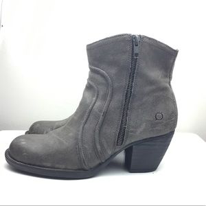 Born leather booties